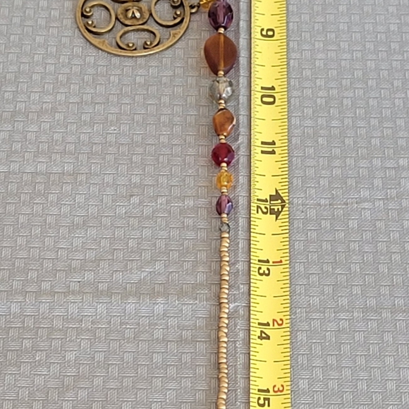 Cookie Lee Medallion Necklace - Vintage - Picture 7 of 11